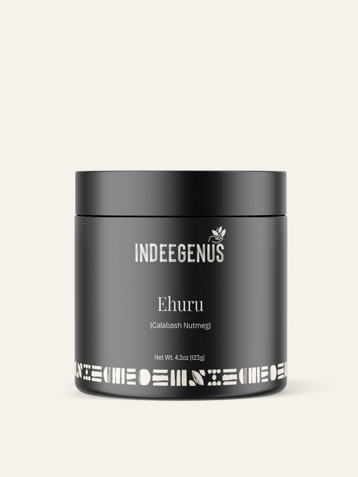 Indeegeus LLC Ehuru calabash nutmeg premium Nigerian spices