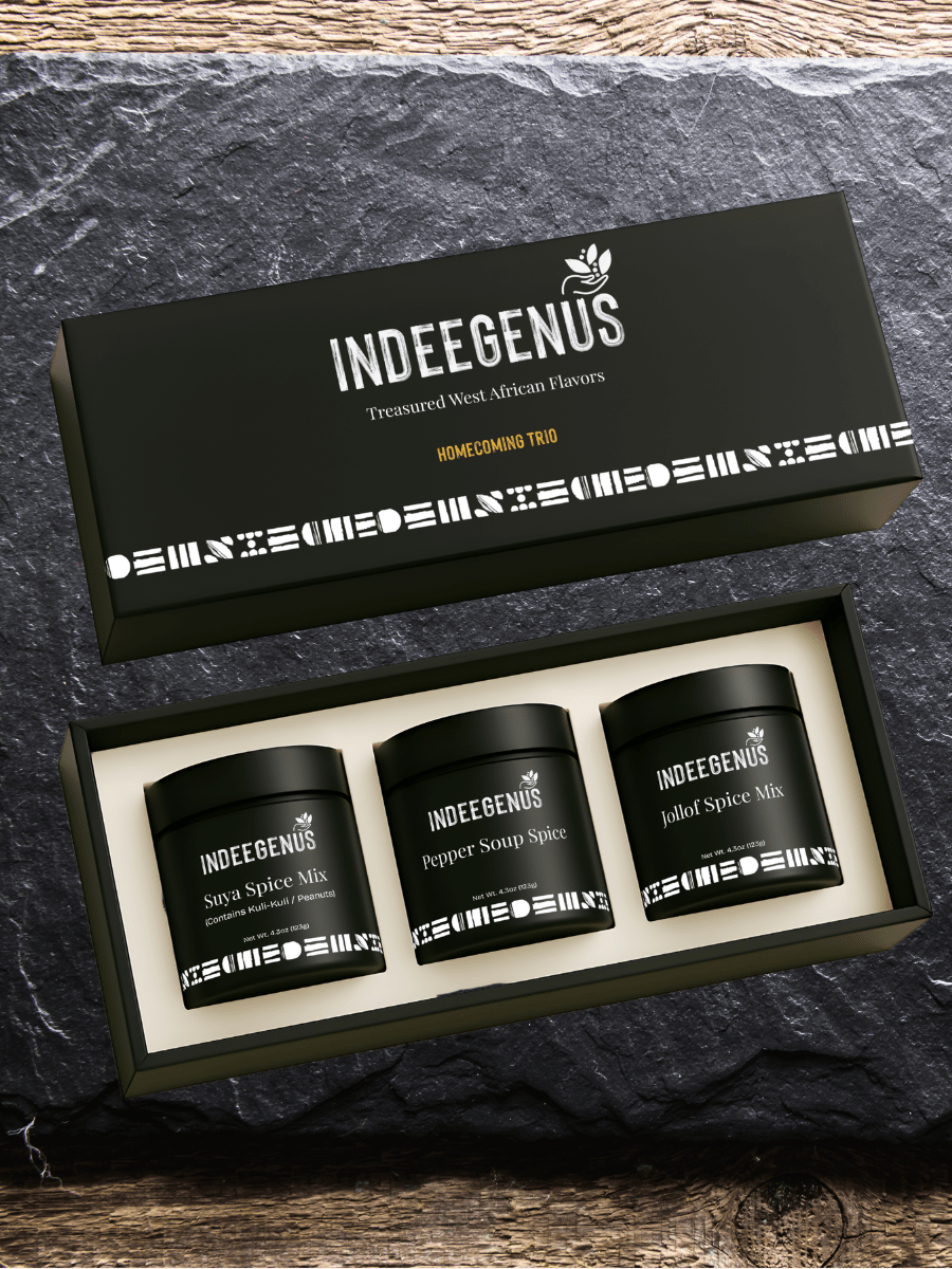 Homecoming Trio - Indeegenus.com - A collection of iconic Nigerian flavors.